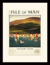 Isle of Man Framed Art Print