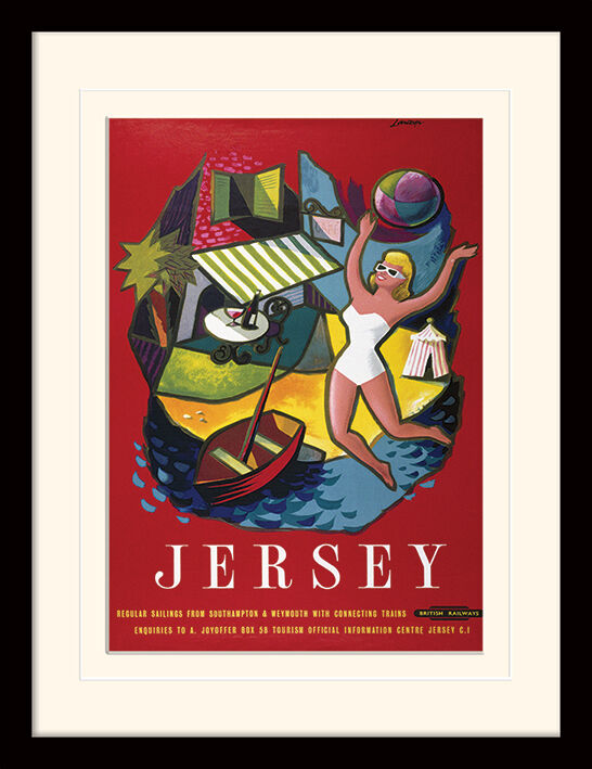 Jersey Framed Art Print