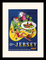 Jersey Framed Art Print