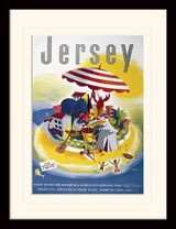 Jersey Framed Art Print