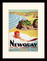Newquay Framed Art Print