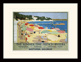 French Riviera Framed Art Print