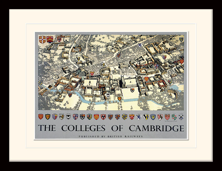 Cambridge - Colleges Framed Art Print