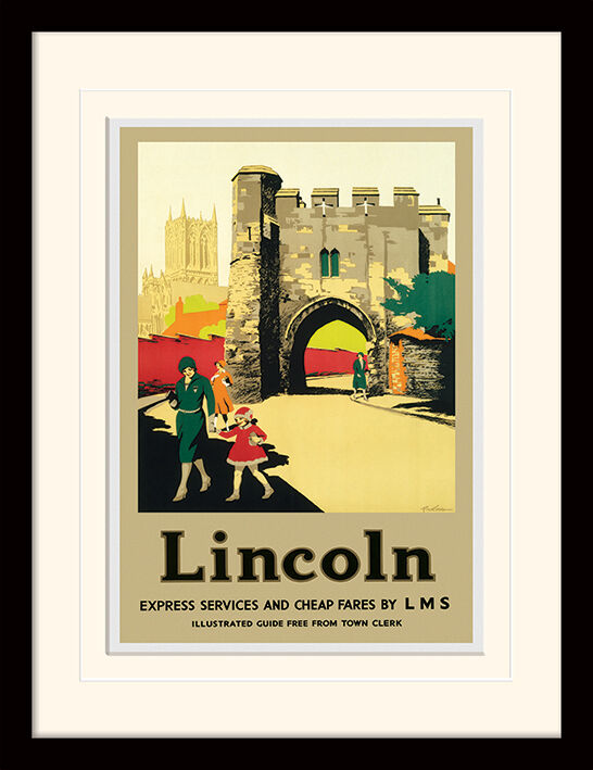 Lincoln - Castle Framed Art Print by Picking