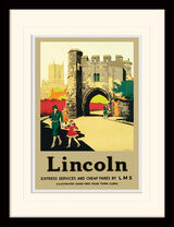 Lincoln - Castle Framed Art Print by Picking