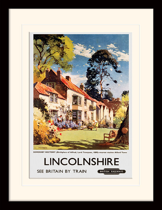 Lincolnshire - Somersby Rectory Framed Art Print by Jack Merriott
