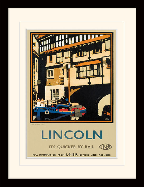 Lincoln - The Glory Hole Framed Art Print by Fred Taylor