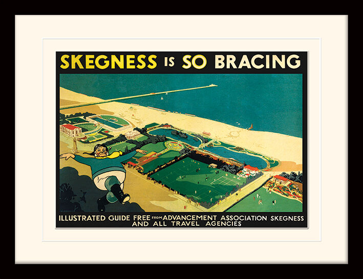 Skegness Framed Art Print by V L Danvers