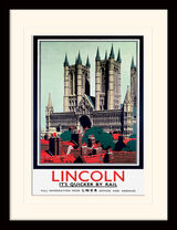 Lincoln - Cathedral Framed Art Print by Frank Newbould