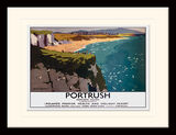 Northern Ireland - Portrush Coast Framed Art Print by Norman Wilkinson