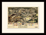 Oxford University Coat of Arms Framed Art Print by Fred Taylor