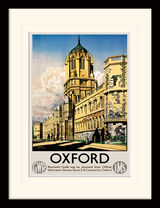 Oxford Tom Tower Framed Art Print by Ernest Coffin