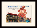 Stratford on Avon - The Heart of Shakespeare's England Framed Art Print by Frank Newbould