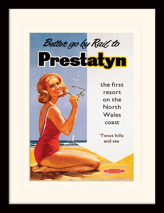 Prestatyn Framed Art Print by Derek Lucas