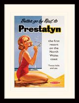 Prestatyn Framed Art Print by Derek Lucas