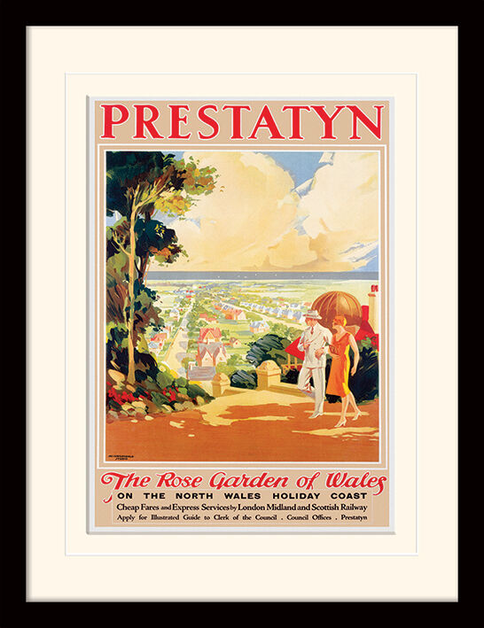 Prestatyn Framed Art Print by McCorquodale Studio