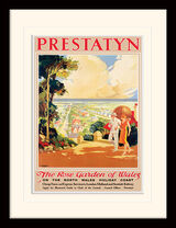 Prestatyn Framed Art Print by McCorquodale Studio