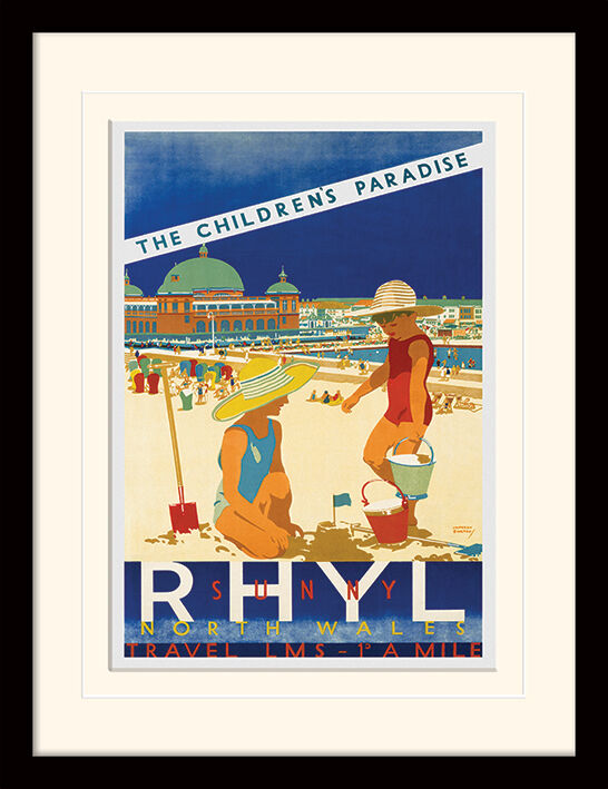 Rhyl Framed Art Print by Jackson Burton