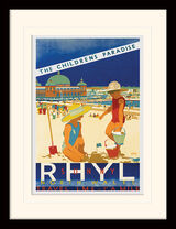 Rhyl Framed Art Print by Jackson Burton