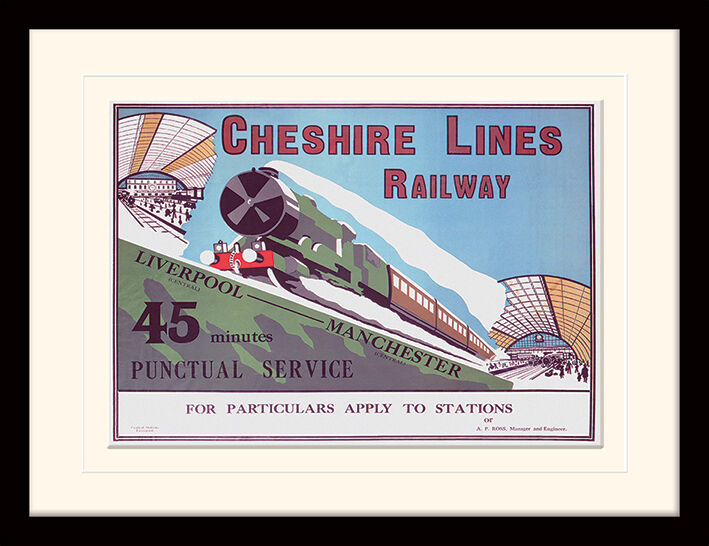 Liverpool - Cheshire Lines Railway Framed Art Print