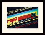 Liverpool & Manchester - Centenary Celebrations Framed Art Print by P Irwin Brown