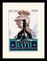 Bath Framed Art Print by Frank Newbould