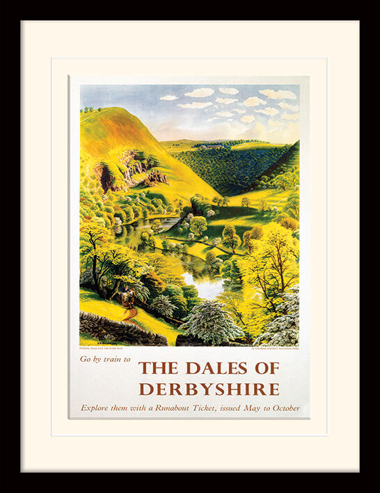 Derbyshire Dales Framed Art Print by S R Badmin