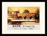 Bath - The Pump Room Framed Art Print by Claude Buckle