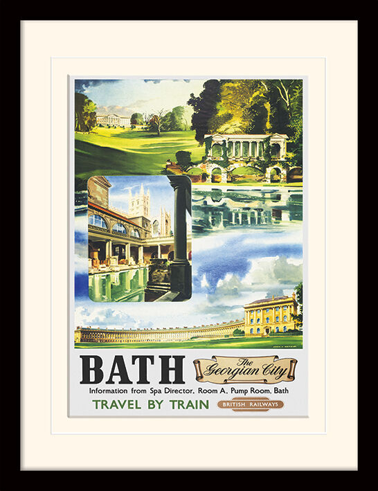 Bath - The Georgian City Framed Art Print