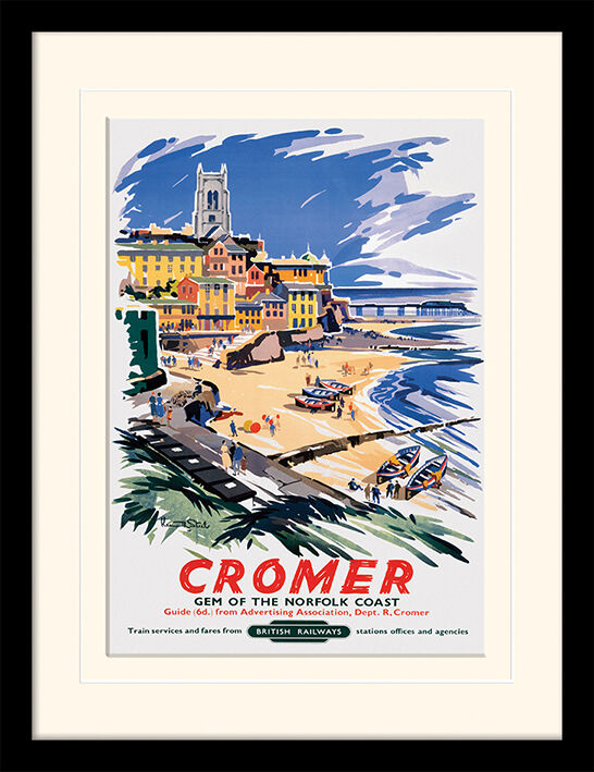 Cromer Framed Art Print by Kenneth Steel