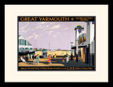 Great Yarmouth & Gorleston on Sea Framed Art Print by H G Gawthorn