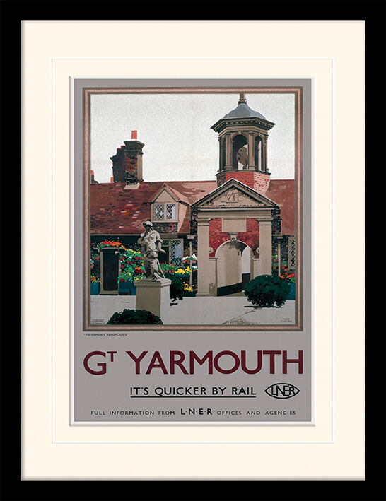 Great Yarmouth - Fishermen's Almshouses Framed Art Print by Fred Taylor