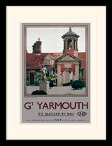 Great Yarmouth - Fishermen's Almshouses Framed Art Print by Fred Taylor
