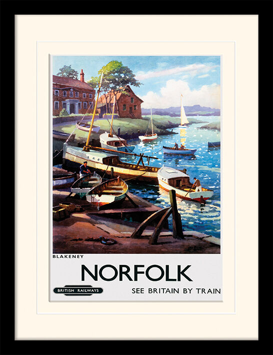 Norfolk - Blakeney Framed Art Print by George Ayling
