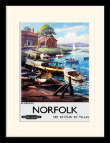 Norfolk - Blakeney Framed Art Print by George Ayling