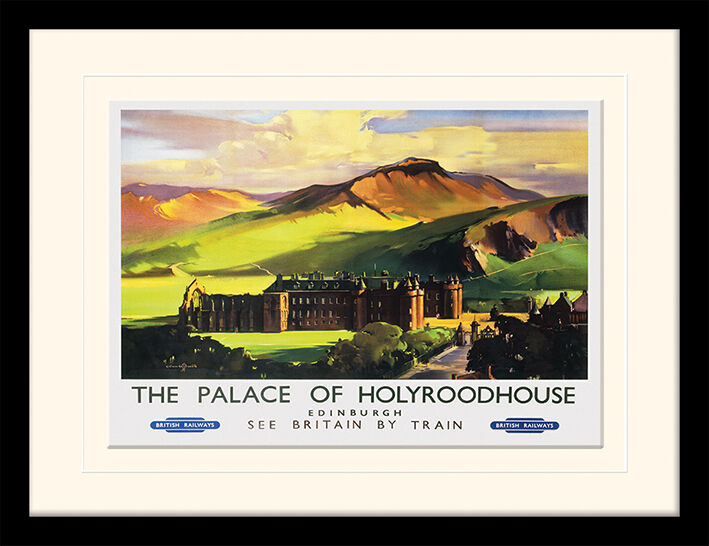 Edinburgh - The Palace of Holyrood House Framed Art Print by Claude Buckle