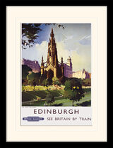 Edinburgh - The Scott Monument Framed Art Print by Claude Buckle