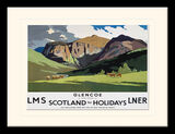 Glencoe Framed Art Print by Norman Wilkinson