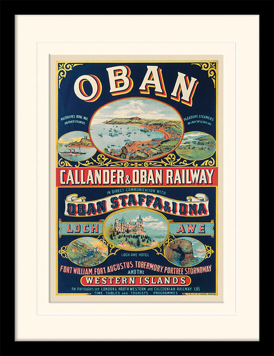 Oban - Callander & Oban Railway Framed Art Print