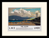 The Clyde Framed Art Print by Norman Wilkinson