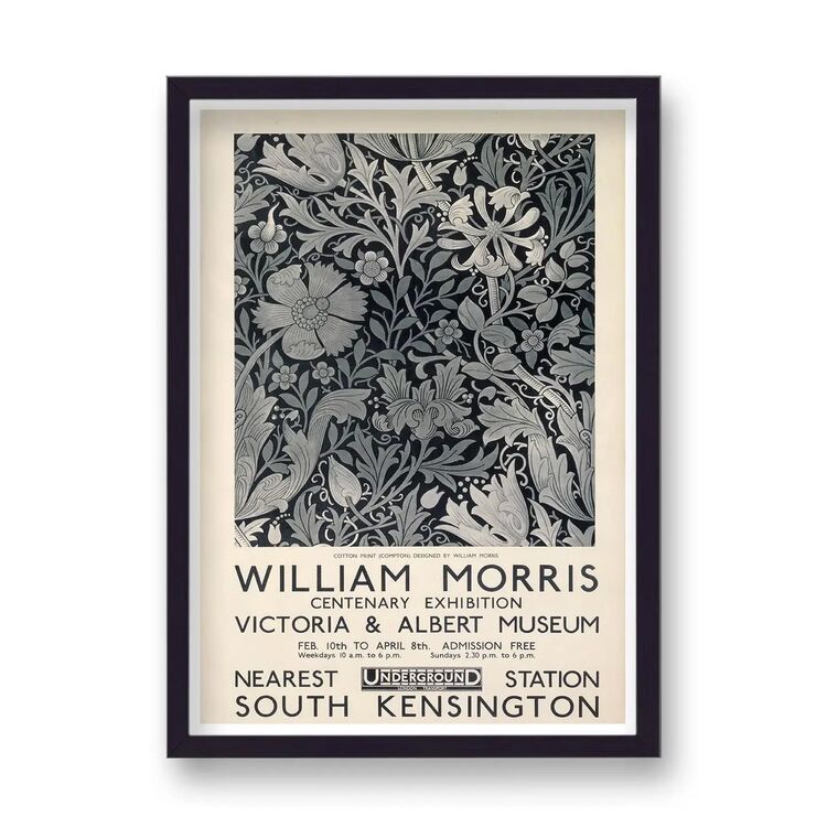 Centenary Exhibition Framed Art Print by William Morris
