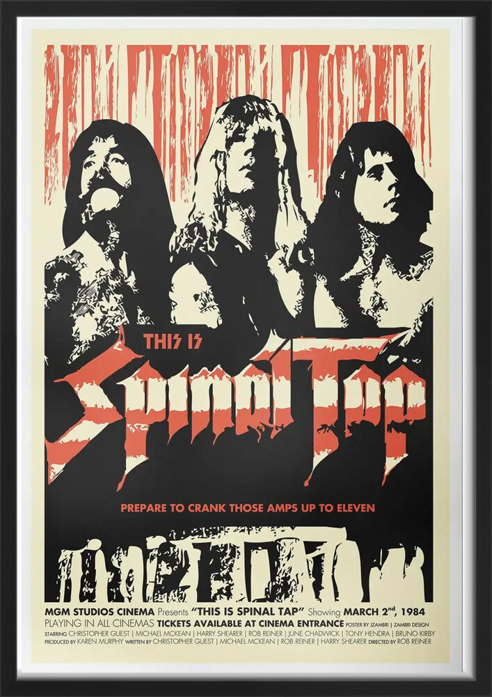 This Is Spinal Tap No1 Vintage Music Framed Art Print