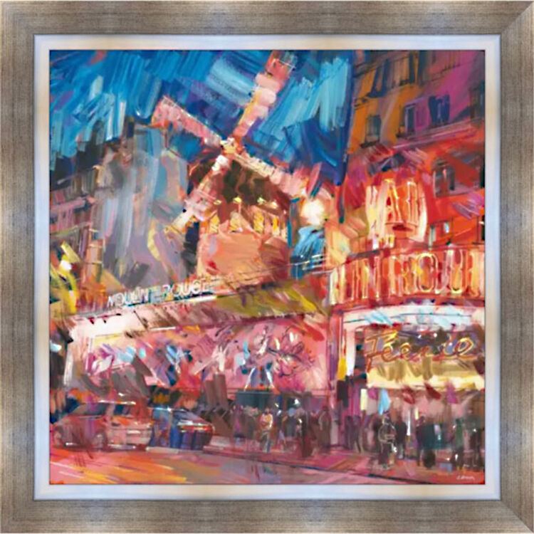 Paris Nights - Moulin Rouge Framed Limited Edition Art Print by Colin Brown