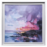 Dusk Magenta Framed Canvas Art Print by Scott Naismith