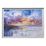 Mutual Shaping Framed Canvas Art Print by Scott Naismith