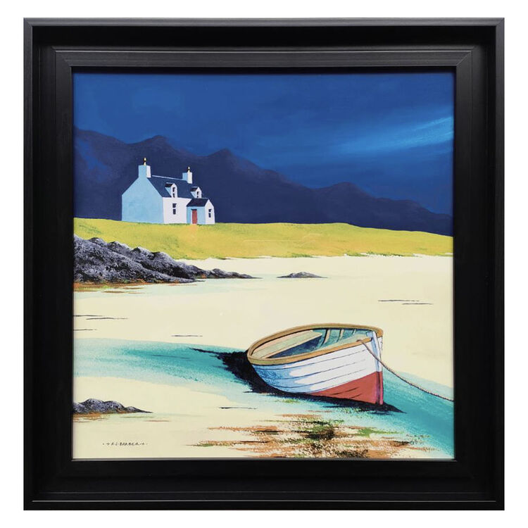Low Tide - Lewis Framed Art Print by Anthony Barber