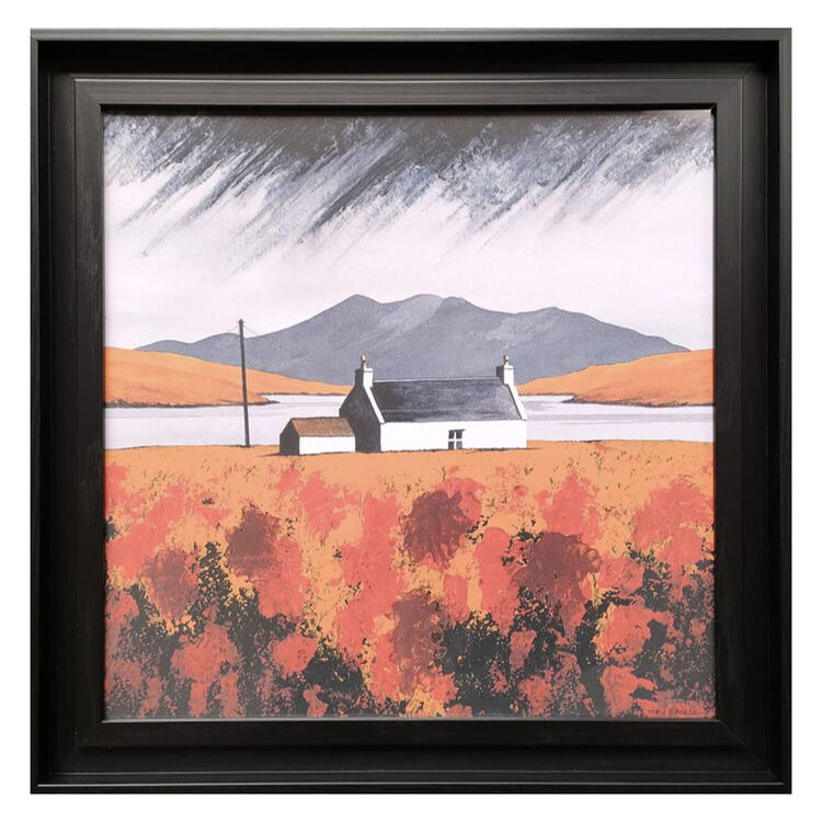 Loch Erisort - Autumn Framed Art Print by Anthony Barber