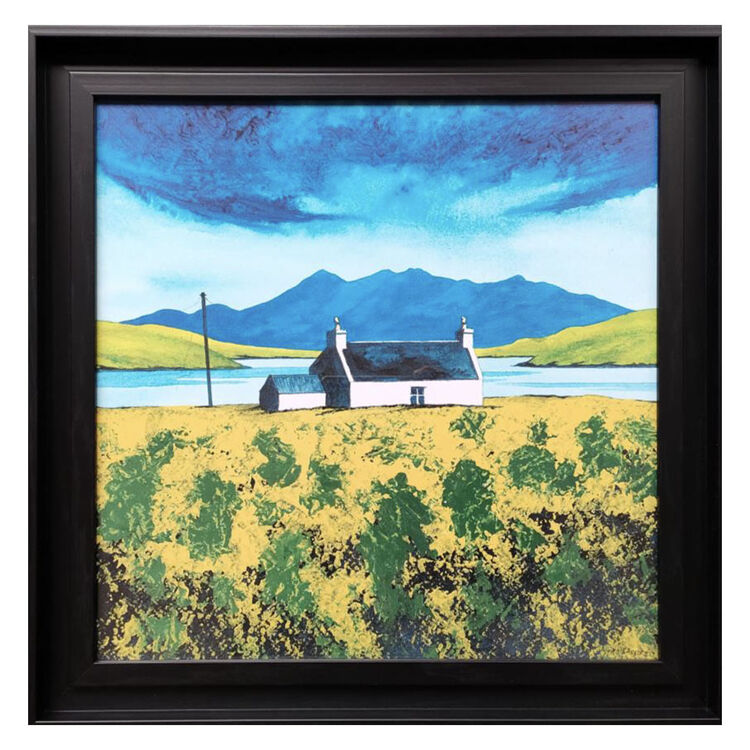 Loch Erisort - Spring Framed Art Print by Anthony Barber