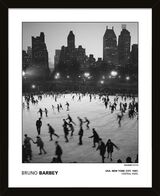 Bruno Barbey - USA. New York City. 1967 Central Park. Framed Art Print by Magnum Photos