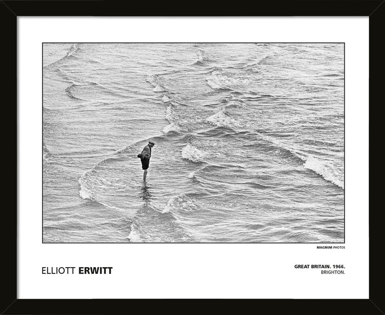 Elliott Erwitt - Brighton 1966 Framed Art Print by Magnum Photos